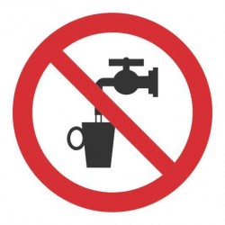 Σήμα ασφαλείας: Το νερό δεν είναι πόσιμο ΣΑ5