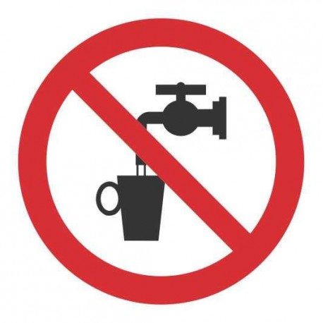 Σήμα ασφαλείας: Το νερό δεν είναι πόσιμο ΣΑ5