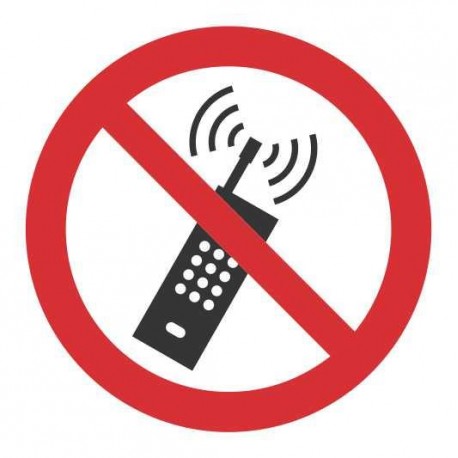 Σήμα ασφαλείας: Απαγορεύεται η χρήση κινητών τηλεφώνων ΣΑ18