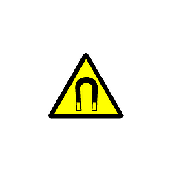 Σήμα ασφαλείας: Προσοχή κίνδυνος μαγνητικού πεδίου ΣΠ26